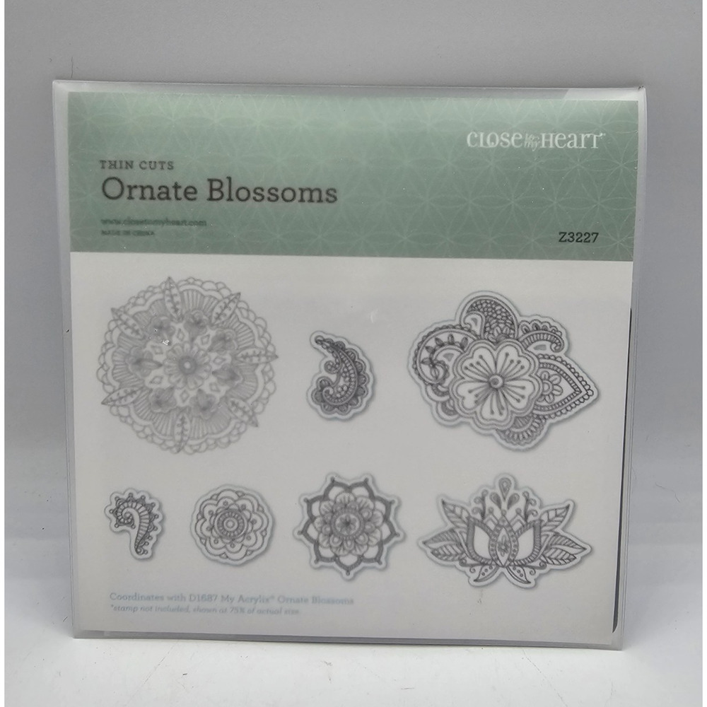 Close to My Heart Thin Cuts Ornate Blossoms Stamp Dies